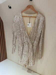 Sequin Christmas Romper