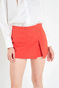 Orange Skort