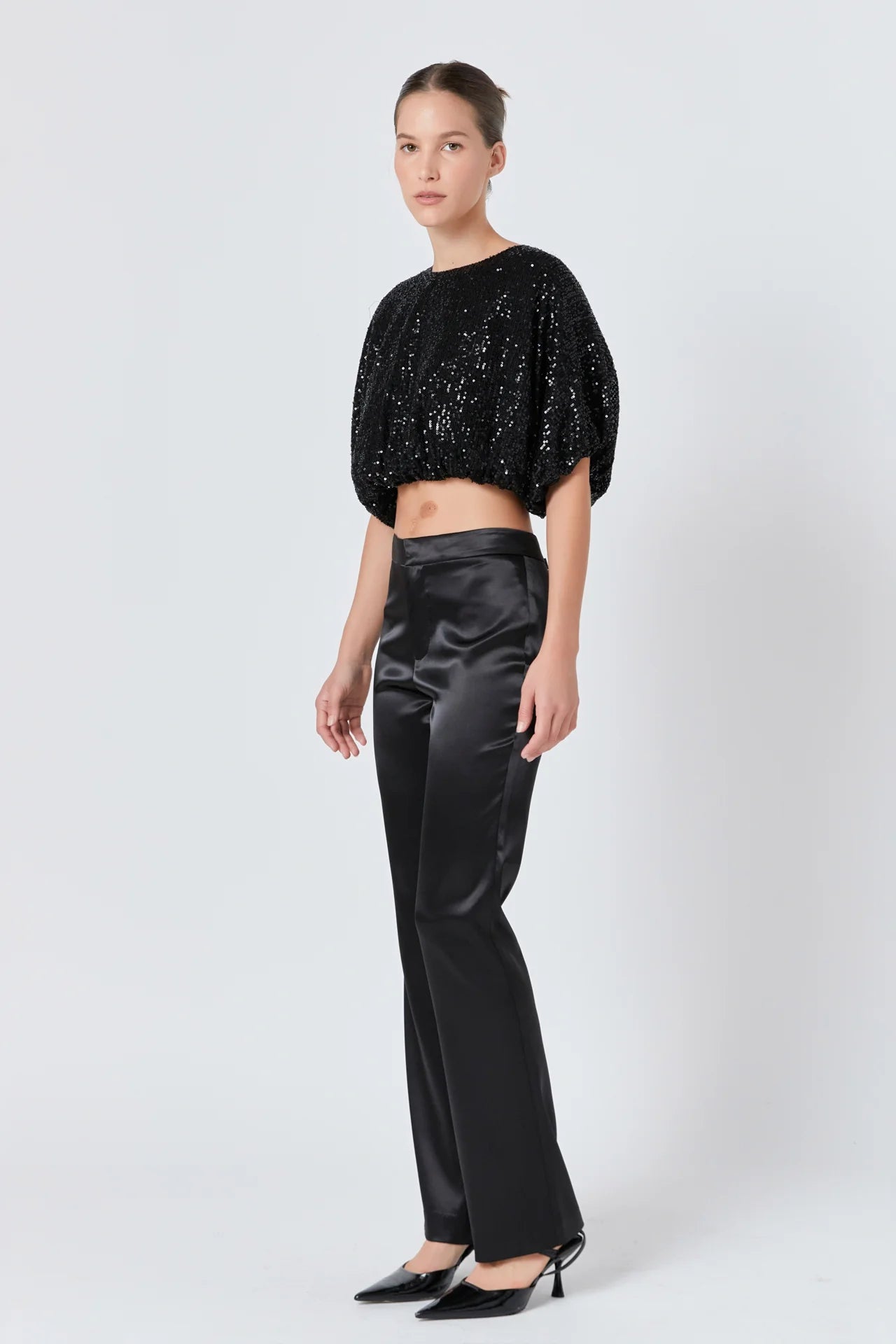 Sequin Bubble Top